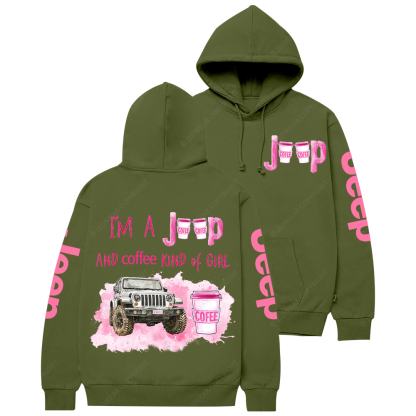 I‘m A Car And Coffee Kind Of Girl Jp Casual Hoodie