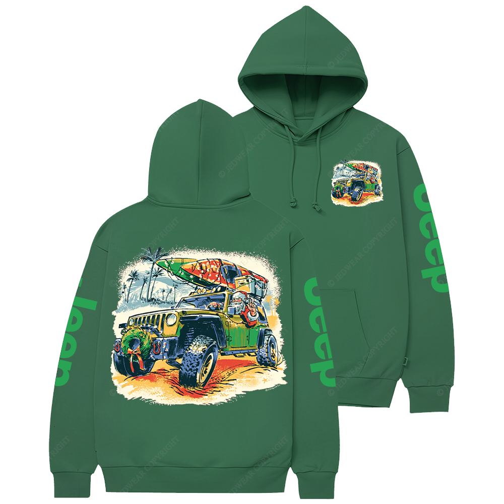 Santa Goes Anywhere Jp Casual Hoodie
