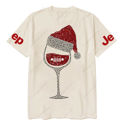Bling Glowing Wine Glasses Jp T-Shirt