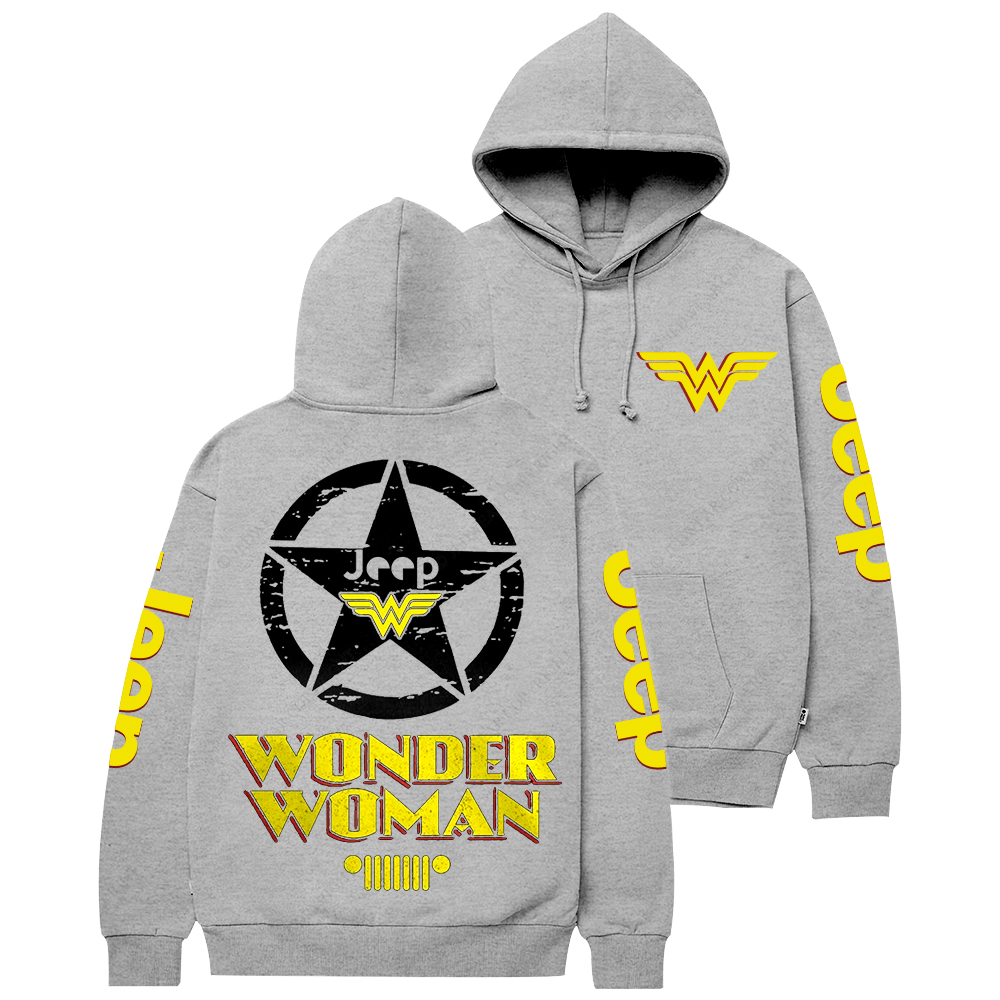 Wonder Woman Military Star Jp Casual Hoodie