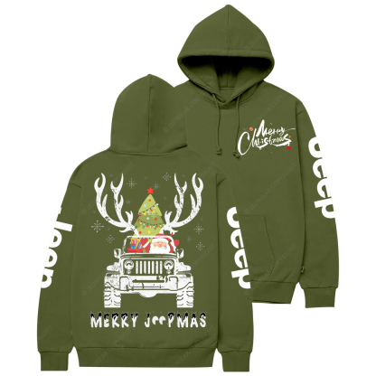 Merry Christmas Santa Claus Jp Casual Hoodie