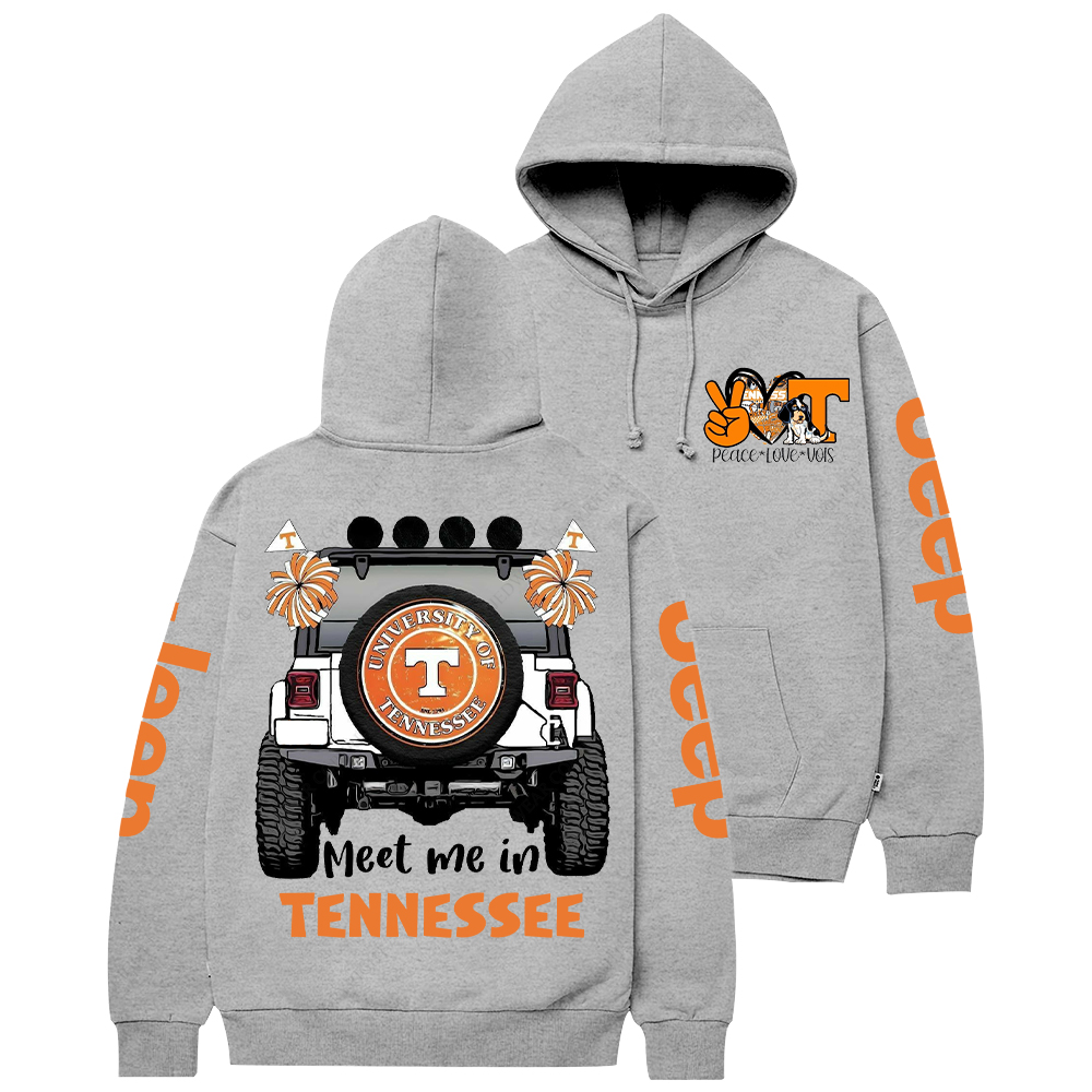 Meet Me In Tennessee Football Jp Casual Hoodie
