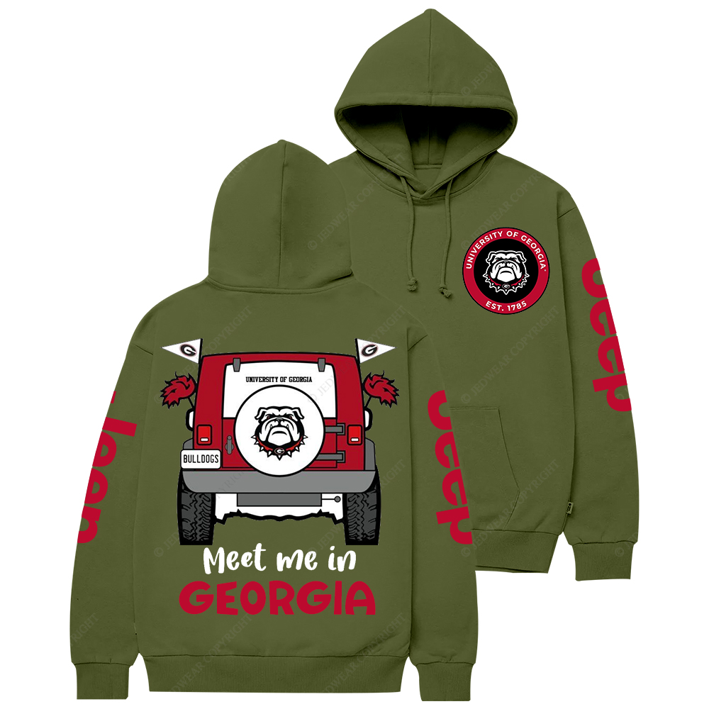 Georgia Bulldogs Football Jp Casual Hoodie