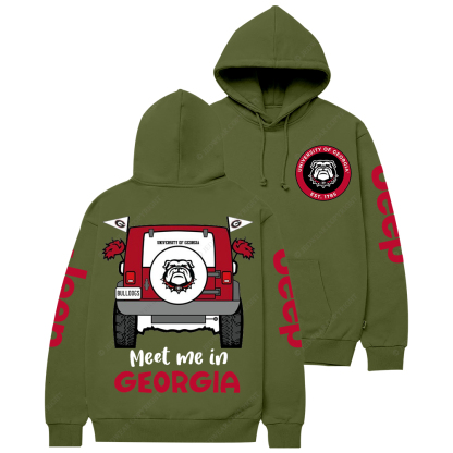 Georgia Bulldogs Football Jp Casual Hoodie