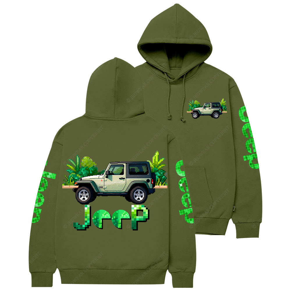 Pixel Outdoor Off-Road Vehicle Jp Casual Hoodie