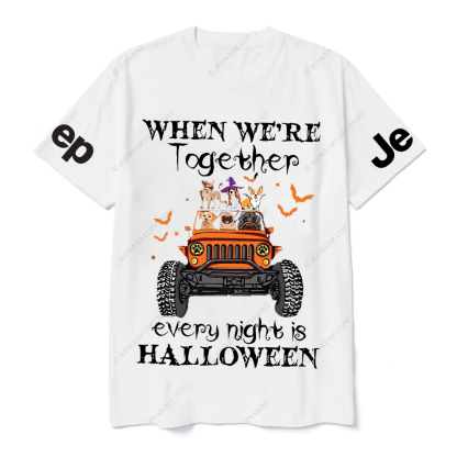 When Were Together Every Night Is Halloween Jp T-Shirt