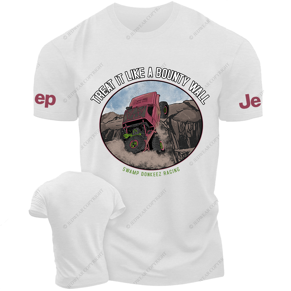 Treat It Like A Bounty Wall Swamp Donkeez Racing Jp T-Shirt