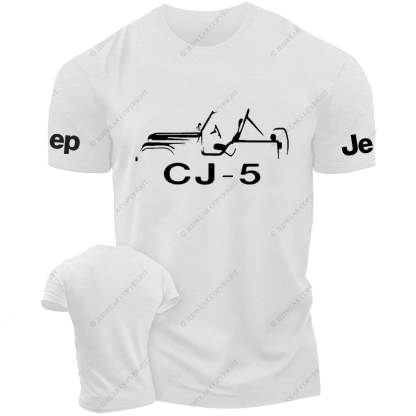 Jp CJ Willys MB Hand Drawn Jp T-Shirt