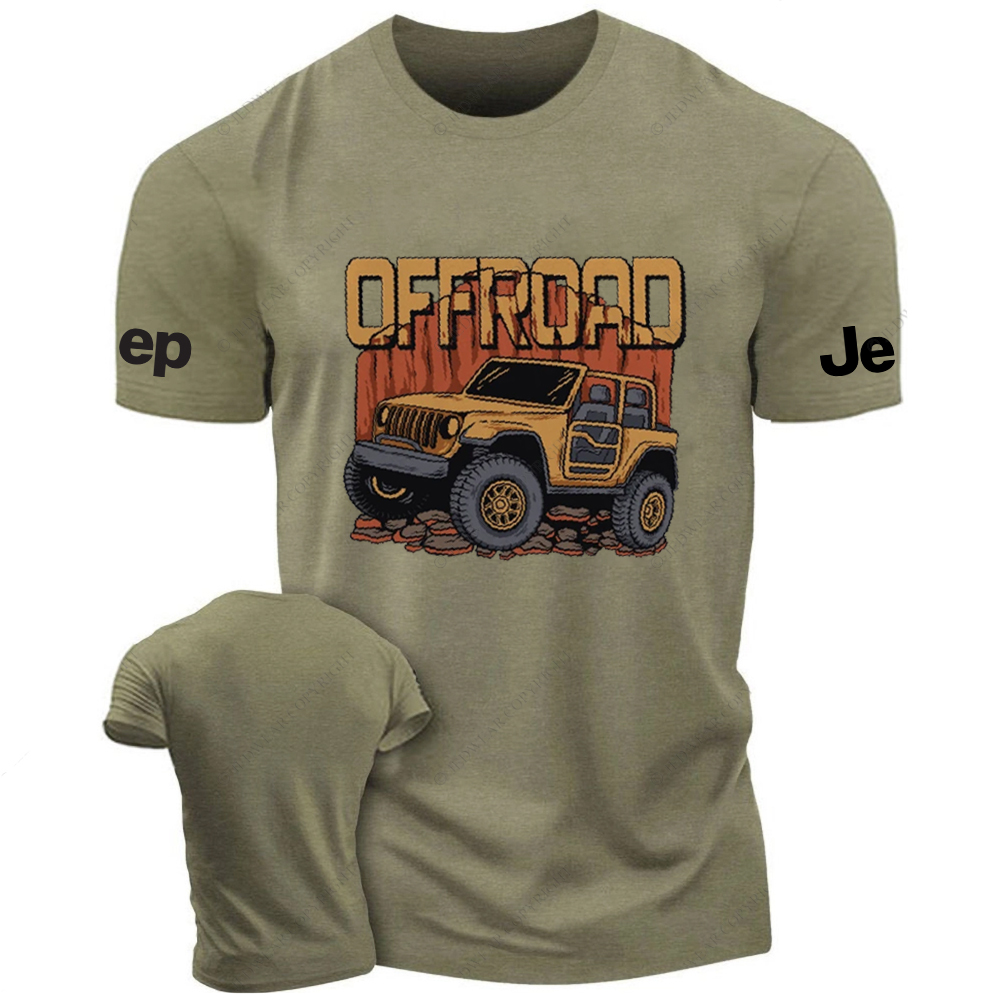 Jp Truck Off-Road Vehicle Driving On The Road Jp T-Shirt