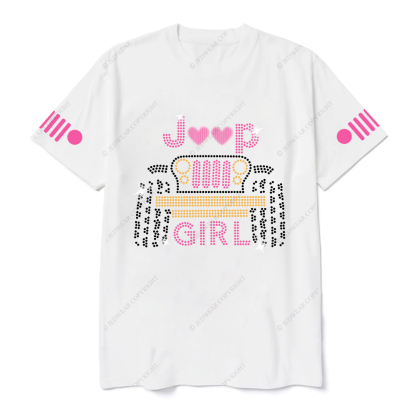 Jp Girl Glowing Car Love Jp T-Shirt