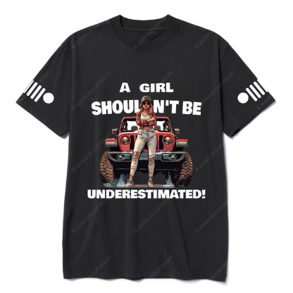 Jp Girl A Girl Shoulen't Be UnderestimatedT-Shirt