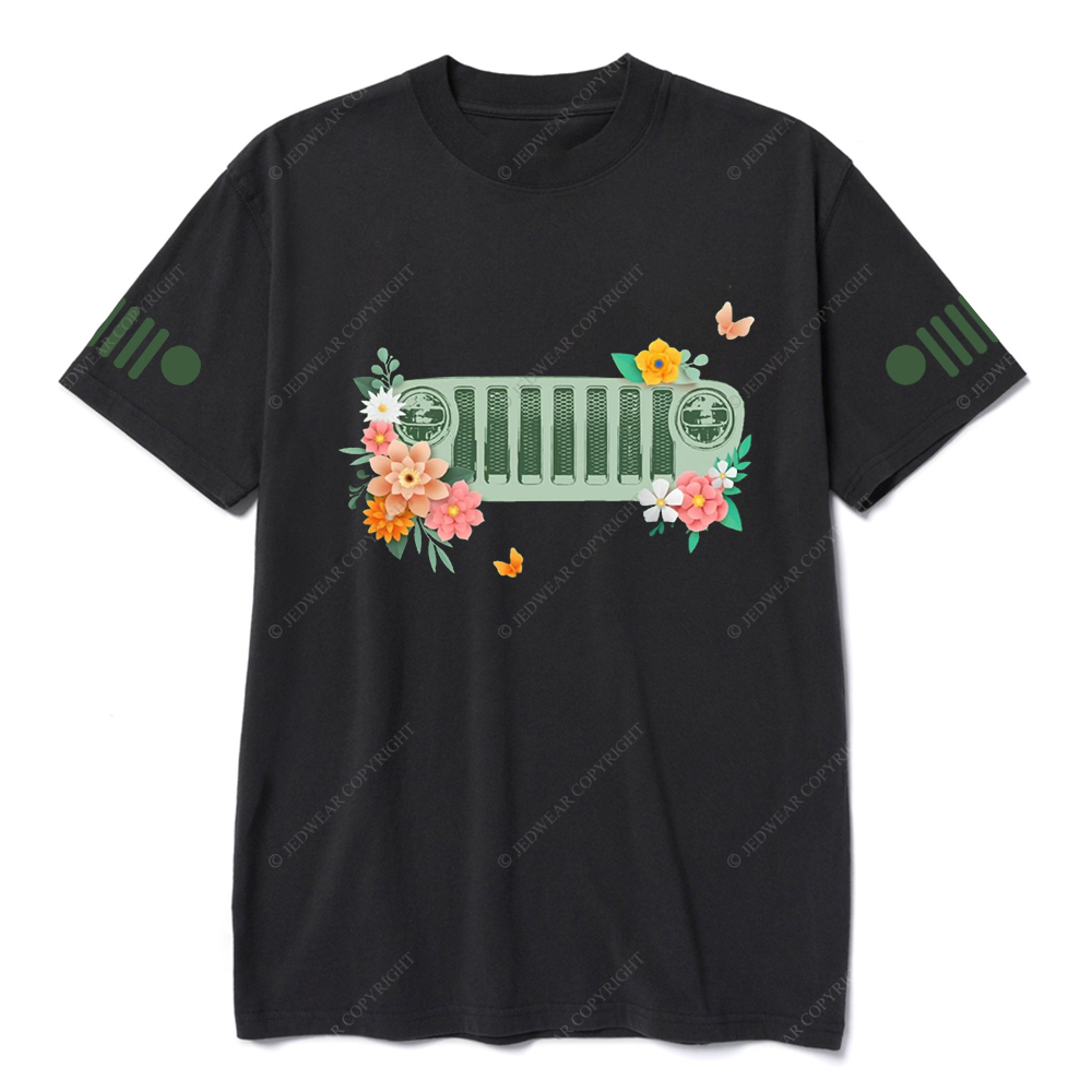 Colorful  Flower Leaves T-Shirt