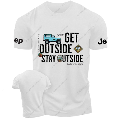Explore The World Adventure Awaits  Get Outside Jp T-Shirt