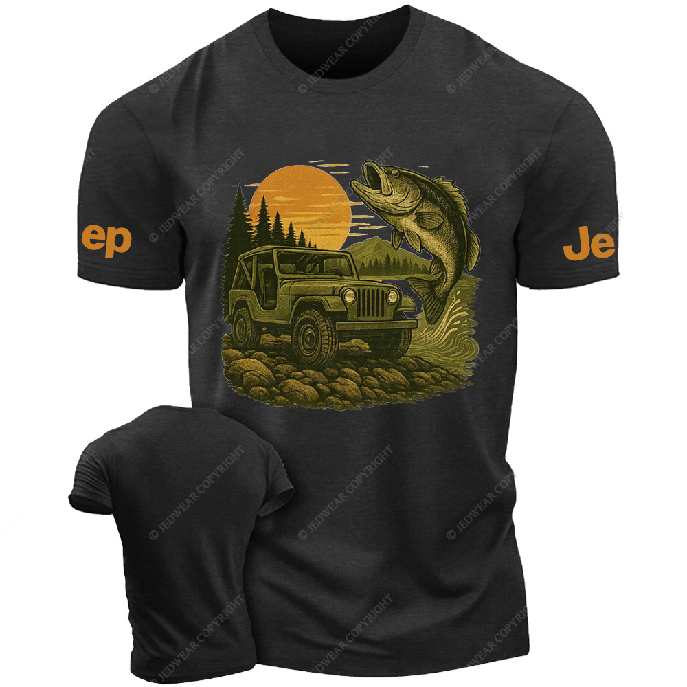 Angler Outside Mountain Fishing Jp T-Shirt