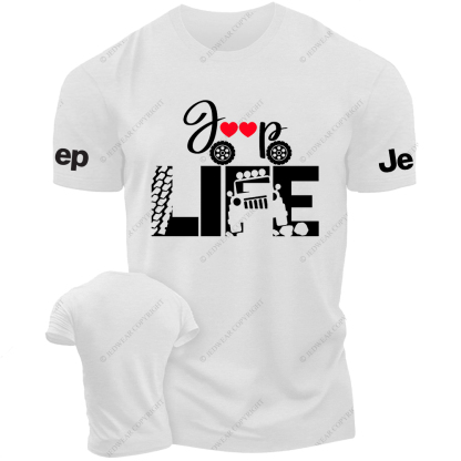 Love Life Wheel Tracks Jp T-Shirt