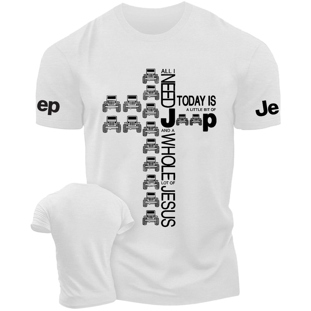 Religion Cross All I Need Jp And A Whole Lot Of Jesus Jp T-Shirt