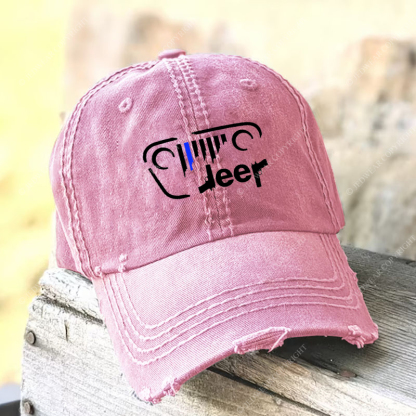 Police Cordon Gun The Blue Line Jp Baseball Cap