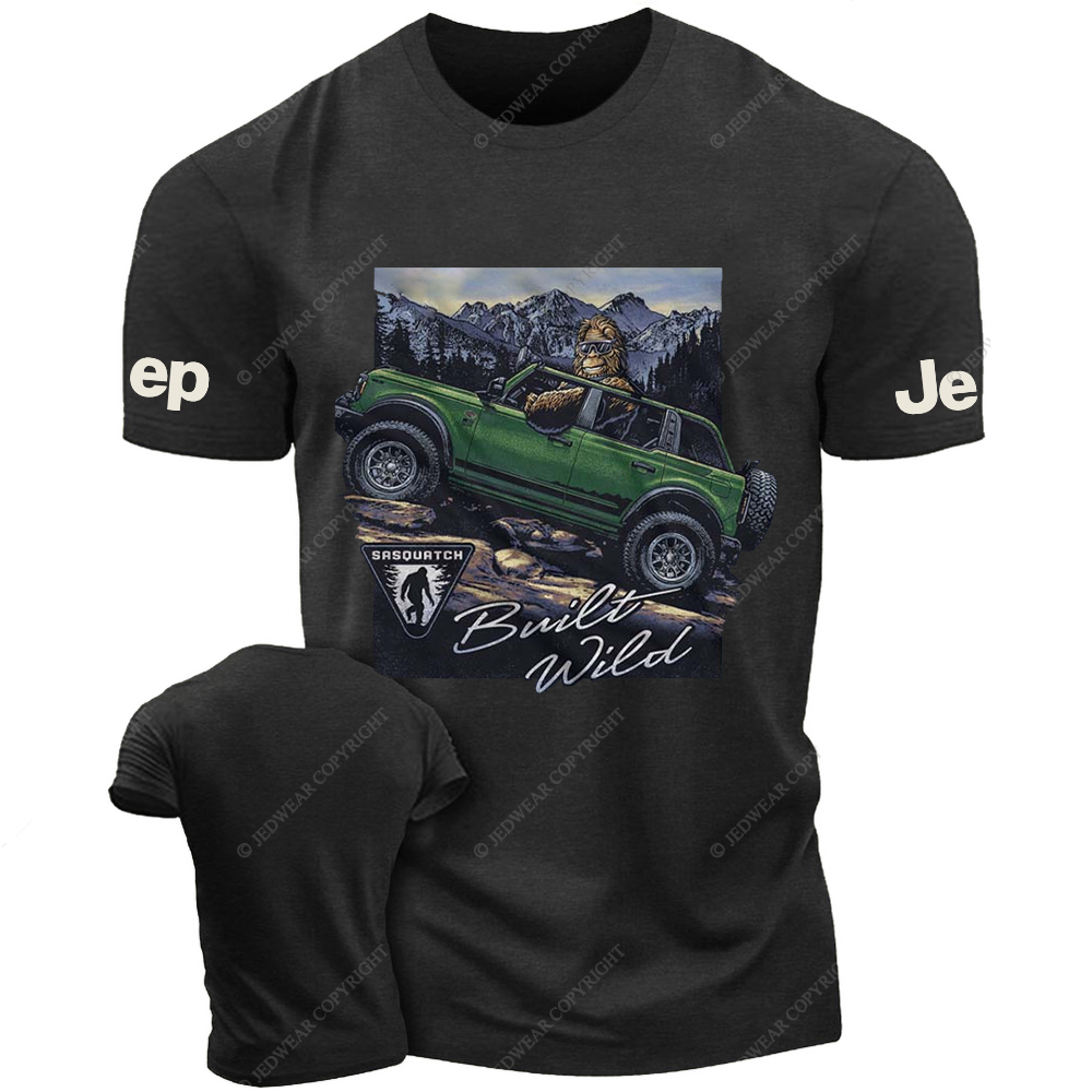 Built Wild Primitive People Driving Jp T-Shirt