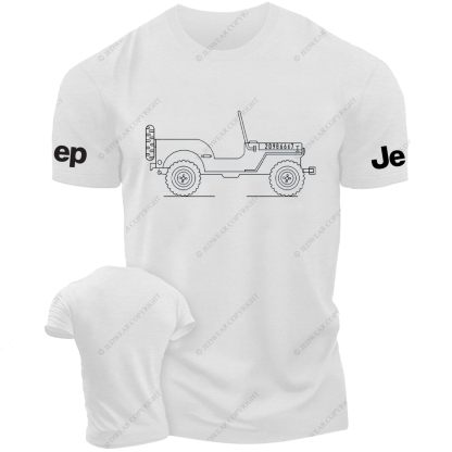 Vintage Dump Truck Line Art Jp T-Shirt