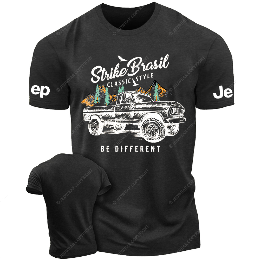 Strike Brasie Classic Style Be Different Stick Figure Line Art Jp T-Shirt