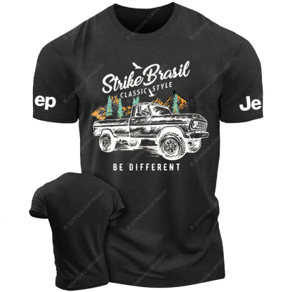 Strike Brasie Classic Style Be Different Stick Figure Line Art Jp T-Shirt