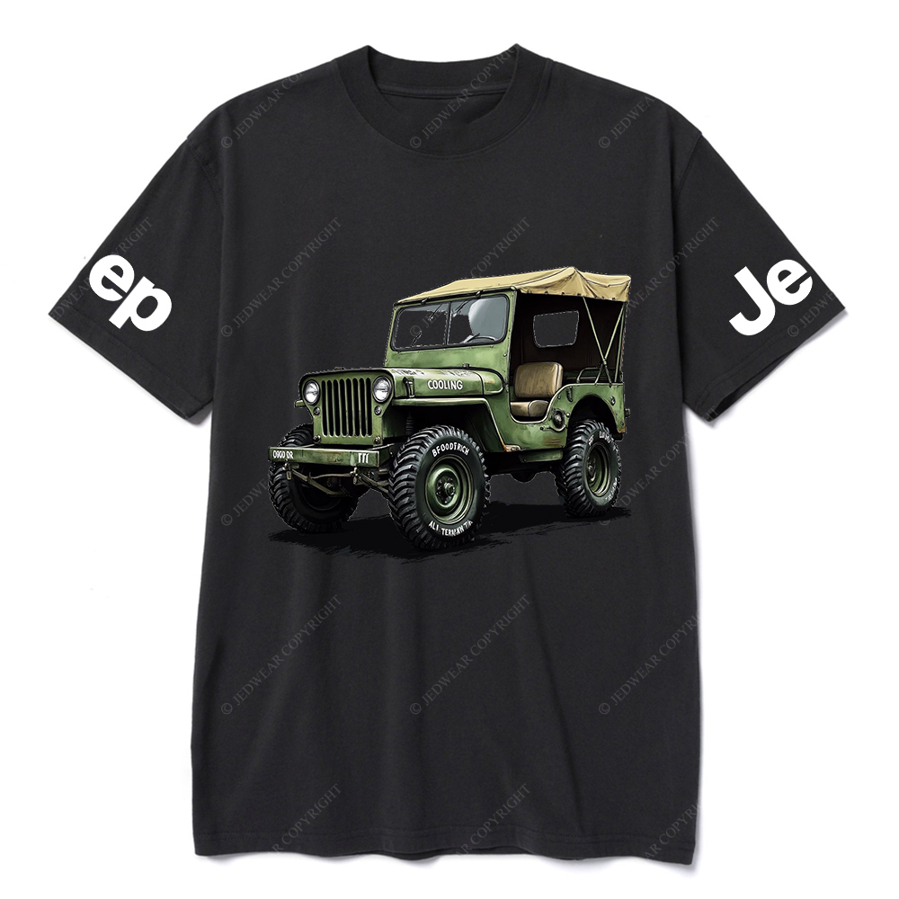 Vintage Military Green Jp with Canvas Top JP T-shirt