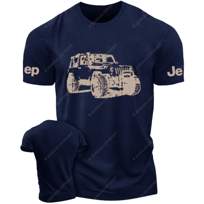 Hand-Painted Four-Wheeled Vehicle Jp T-Shirt