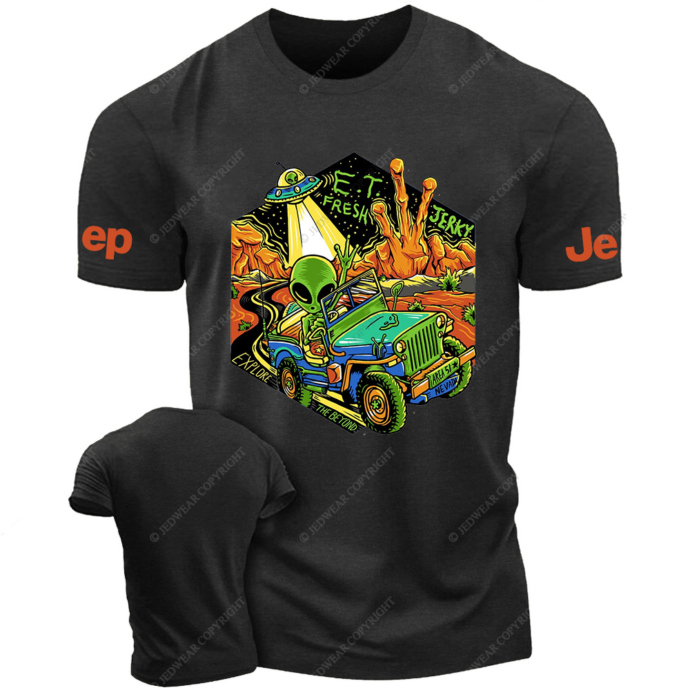 Cartoon ET Fresh Jerky Explore The Beyond Jp T-Shirt