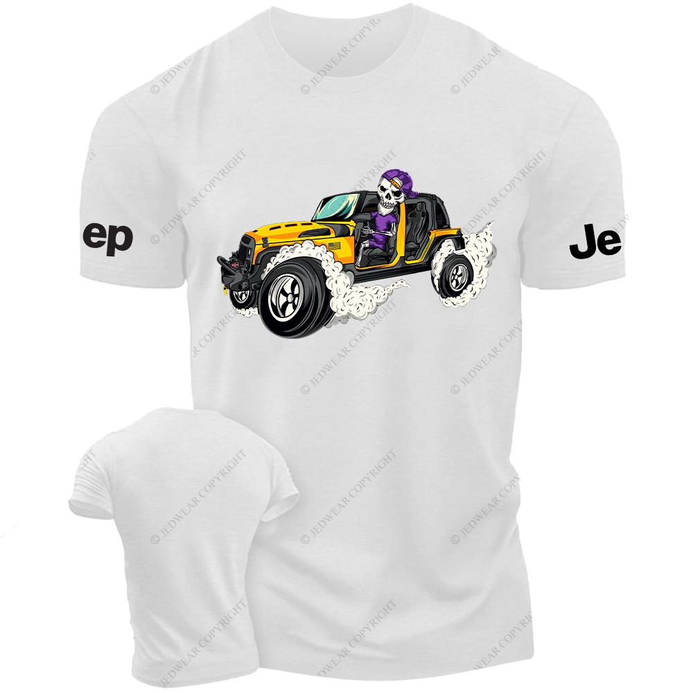 Cartoon Funny Skull Witch Jp T-Shirt