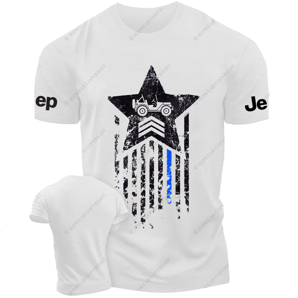 American Flag Military Star Old Dump Truck Vintage Style Jp T-Shirt