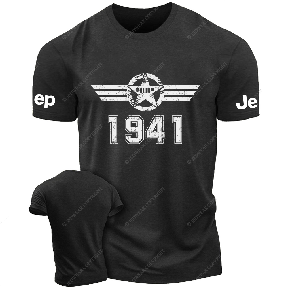 Military Star Old Created Time Since 1941 Vintage Style Jp T-Shirt