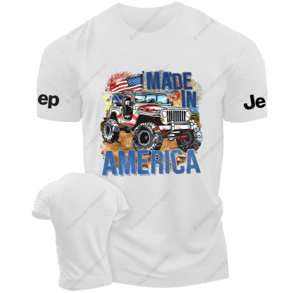 American Flag Fireworks Made In America  Jp T-Shirt