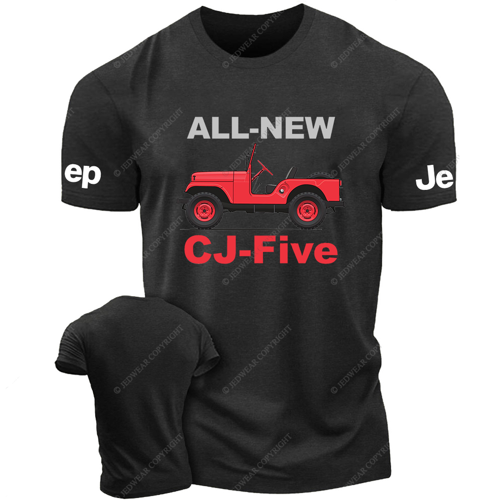 All New CJ-Five Red Off-Road Vehicle Jp T-Shirt