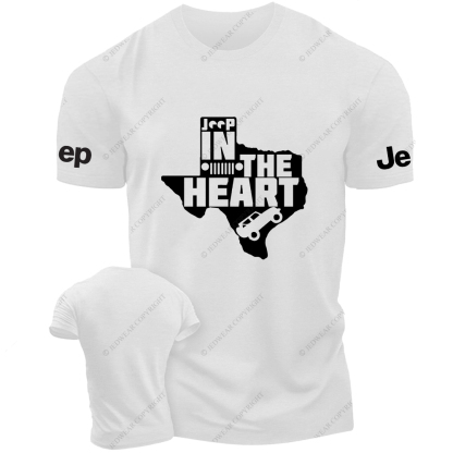 Jp In The Heart Map Jp T-Shirt