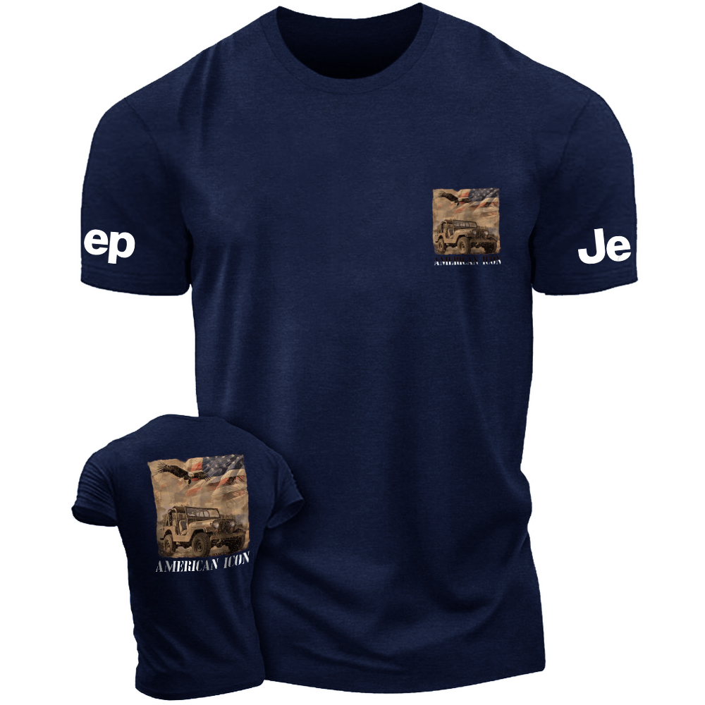 American Flag Eagle American Icon JP T-Shirt