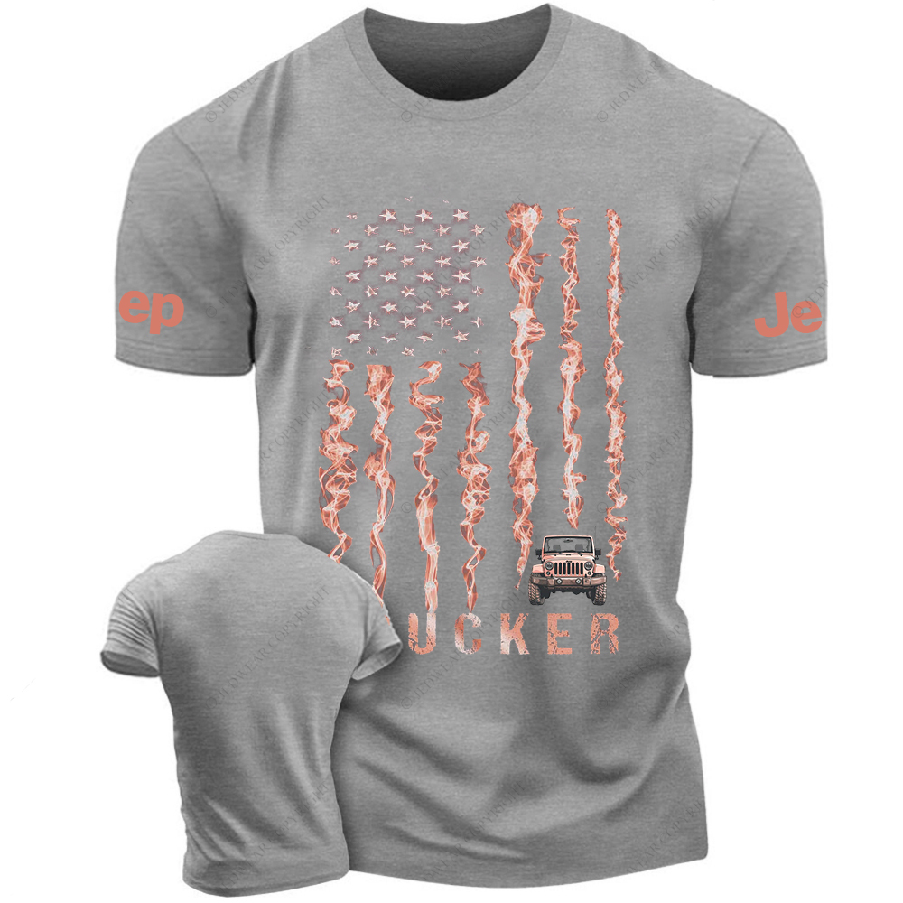 Smoky Flag Trucker Apparel Jp T-Shirt