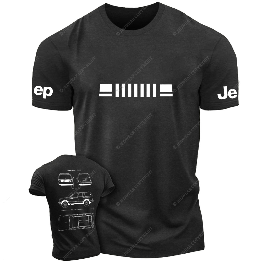 Cherokee 1999 Stick Figure Line Art Jp T-Shirt