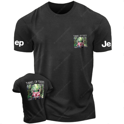 Tonnel Of Trees Road Gress JP T-Shirt