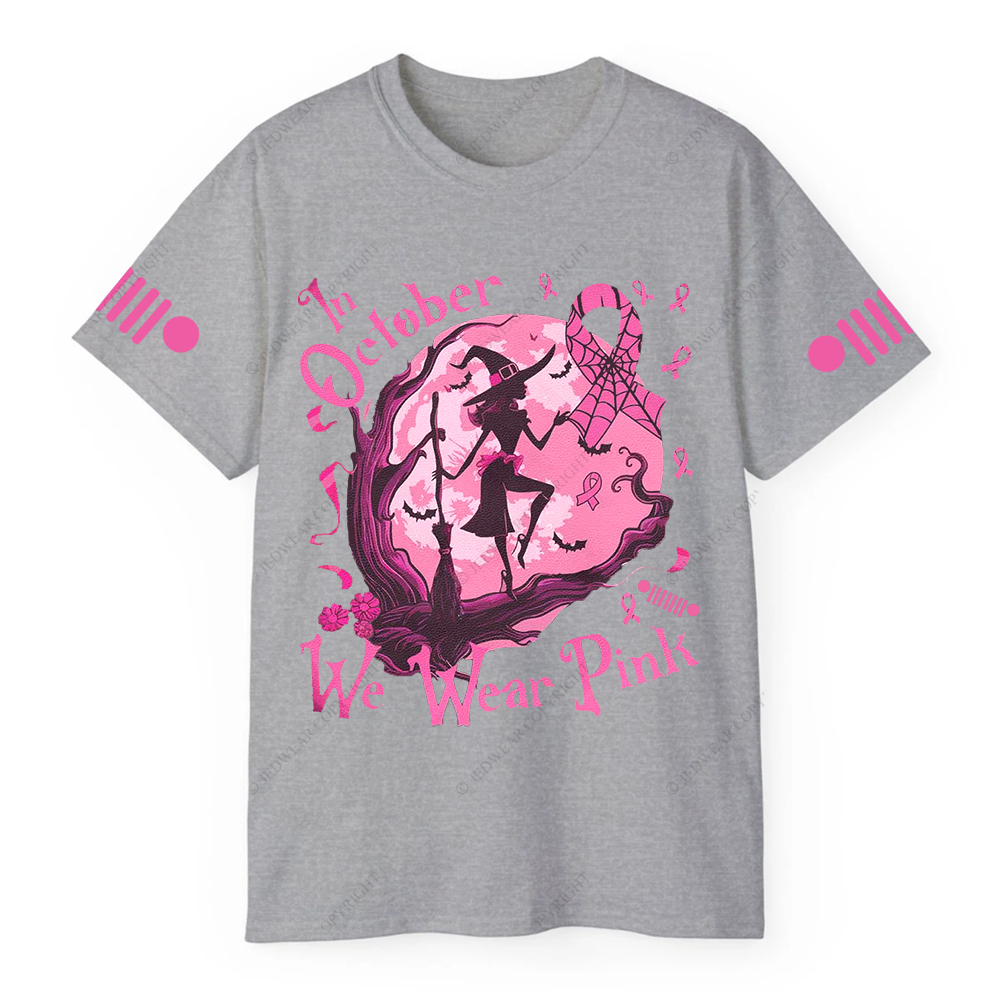 Breast Cancer In October We Wear Pink Jp T-shirt