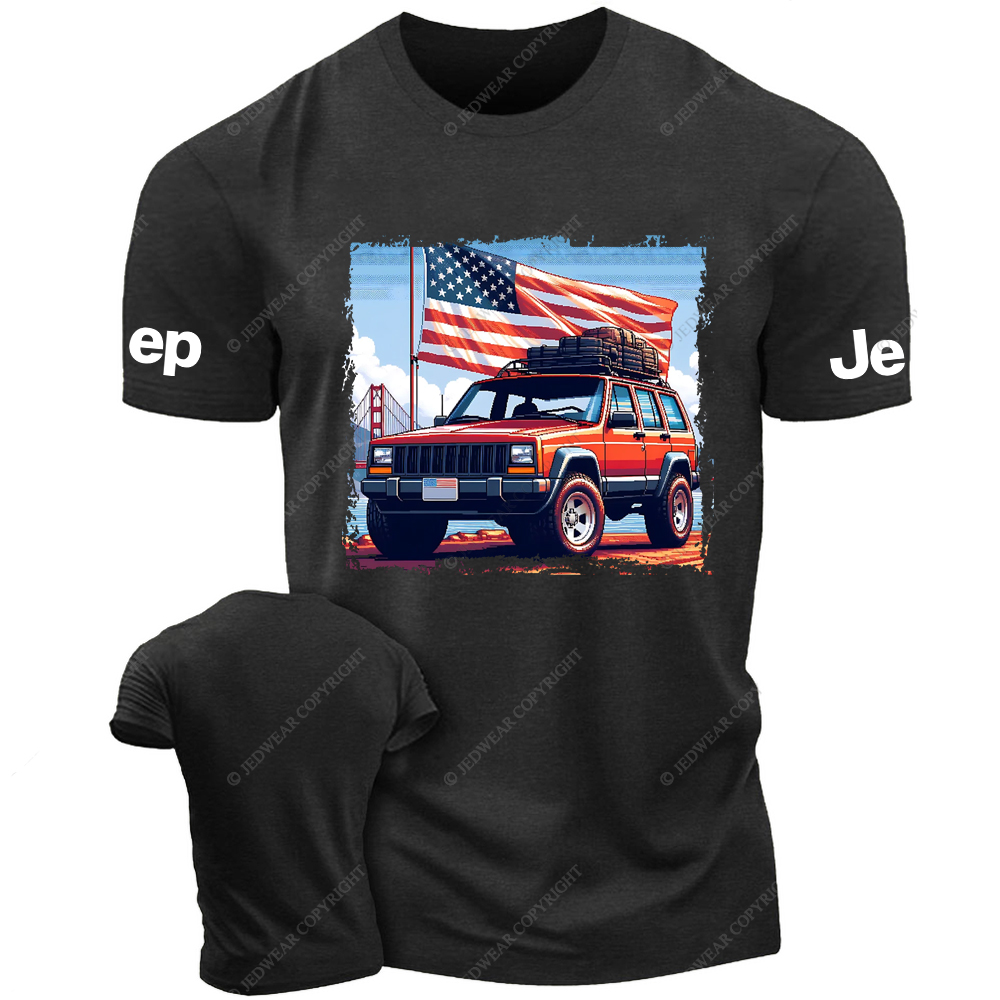 Cherokee XJ 4x4 USA Off-Road Vintage Old School Vehicle Jp T-Shirt