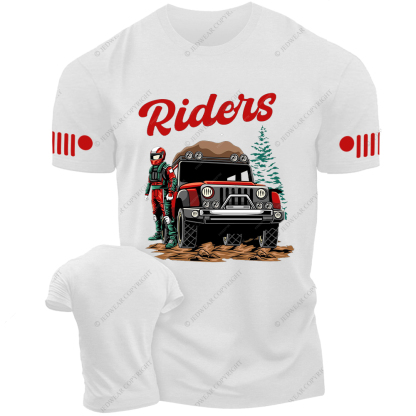 Riders Racing Off-Road Vehicle 4x4 Driving Jp T-Shirt