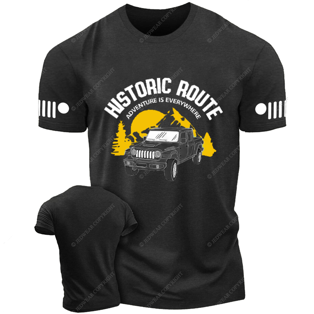 Gladiator Historic Route Adventure Everywhere Jp T-shirt