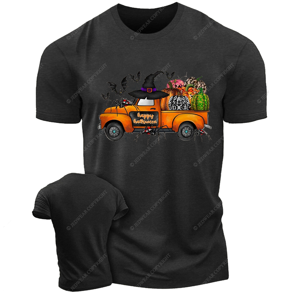 Happy Halloween Skull Bat Spider Web Witch Jp T-shirt