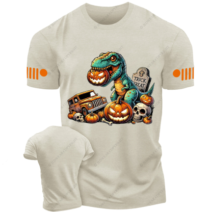 Happy Halloween Dinosaur Trick Treat Jp T-shirt