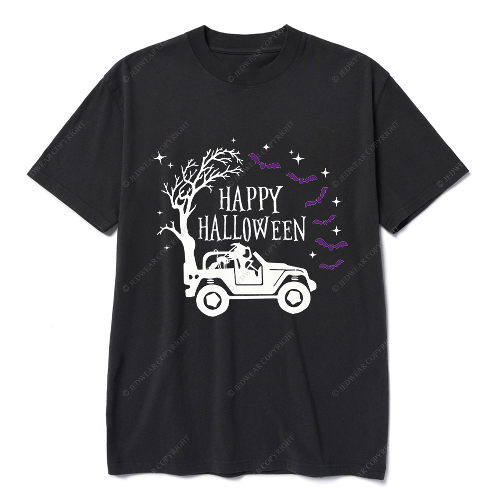 Happy Halloween Bat Trees Jp T-shirt