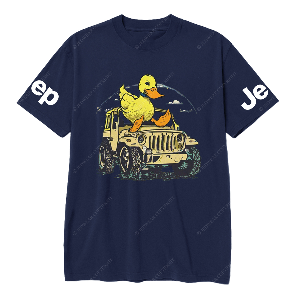 Ducks Clouds Sky 4-Wheeler Car JP T-Shirt