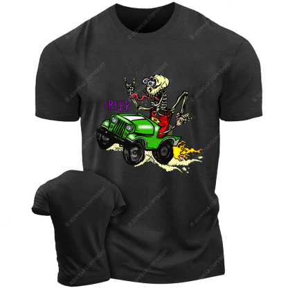 Green Skull Creep Jp T-Shirt