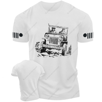 Soldiers Driving A Car Jp T-Shirt