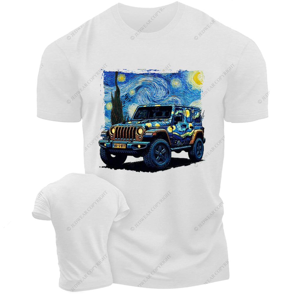 The Starry Night By Van Gogh Canvas Jp T-Shirt