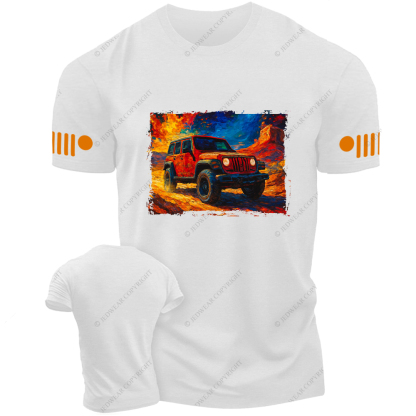 Driving On USA Landscape Jp T-Shirt